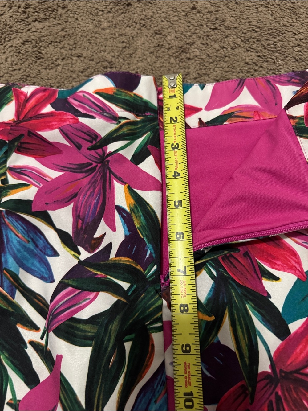 Lily Hagen Active Skort-Sz 14-Botanical Print-Pockets-Zip Back - Picture 11 of 15